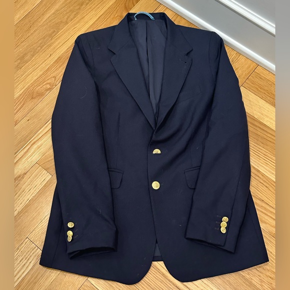 Vineyard Vines Other - Vineyard Vines Wool Navy Blazer with Gold Buttons
